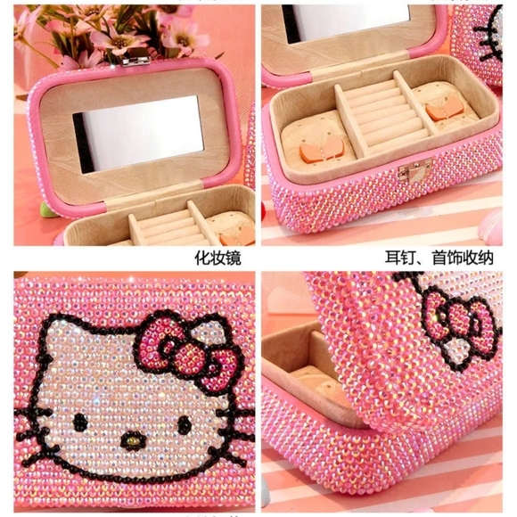 Hello Kitty Rhinestone Jewelry Box - Picture 11 of 15